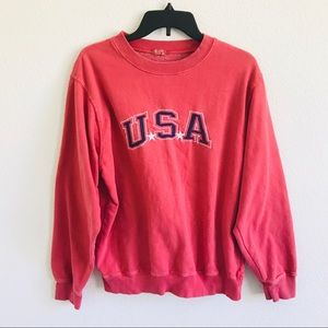 Brandy Melville Tops - John Galt X Brandy Melville USA Crewneck Brandy Melville Tops - John Galt X Brandy Melville USA Crewneck